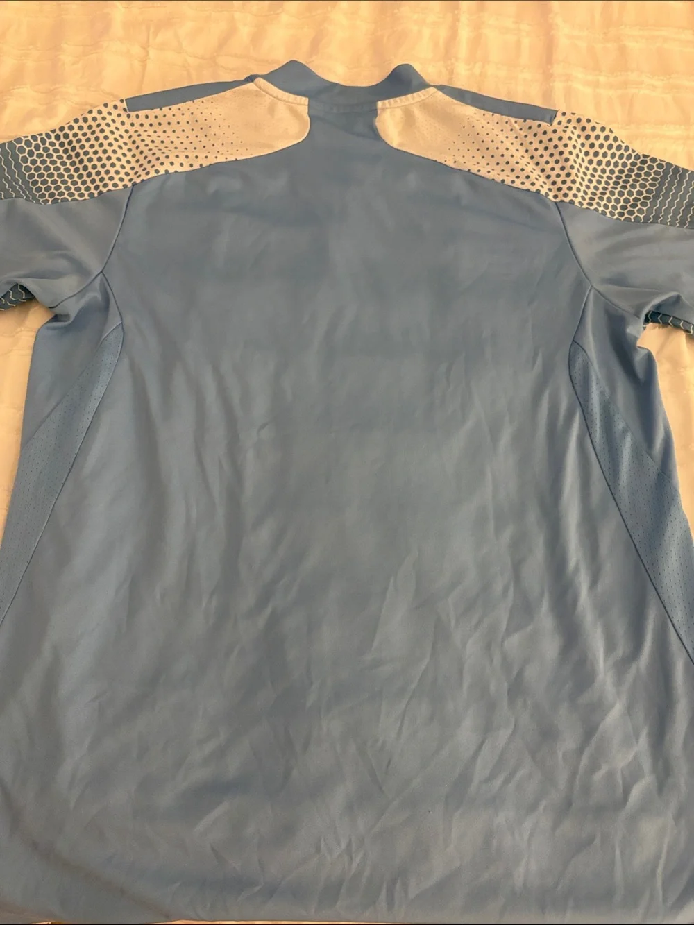 adidas Light Blue Short Sleeve Aeroready Training Jersey